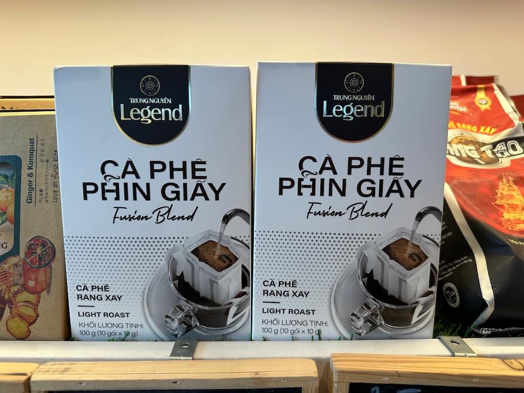 Trung Nguyen Legend fusion brend_ドリップコーヒー