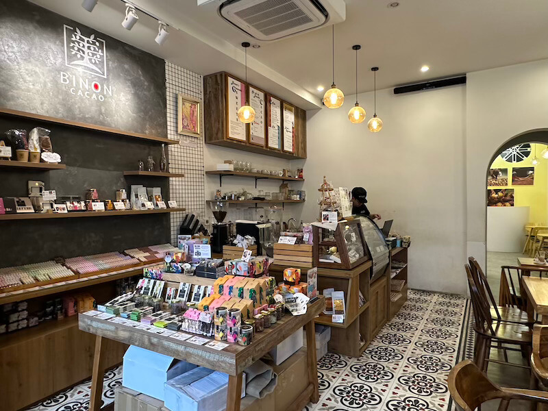 ホーチミン市1区にある「BINON CACAO」のアンテナショップ