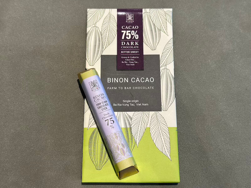 BINON CACAOの「ダークチョコレート カカオ75%」