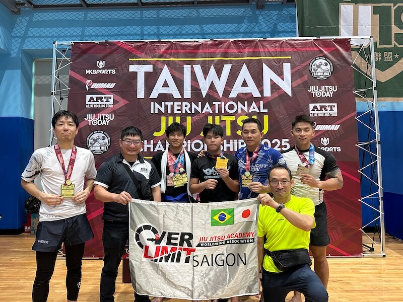 台湾で開催されたASJJF主催のブラジリアン柔術の大会に参加してきた。