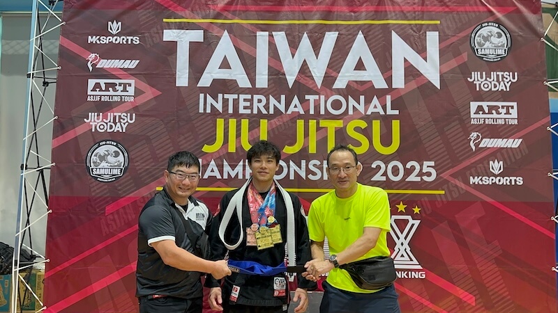 台湾で開催されたASJJF主催のブラジリアン柔術の大会に参加してきた。
