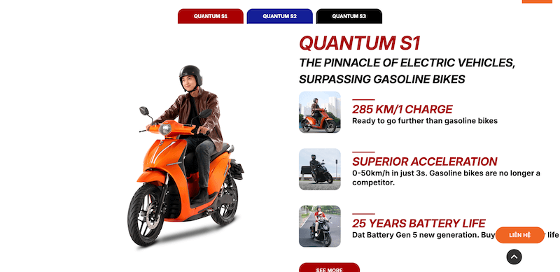 ベトナムの国産電動バイク(スクーター)メーカー「DAT.BIKE」