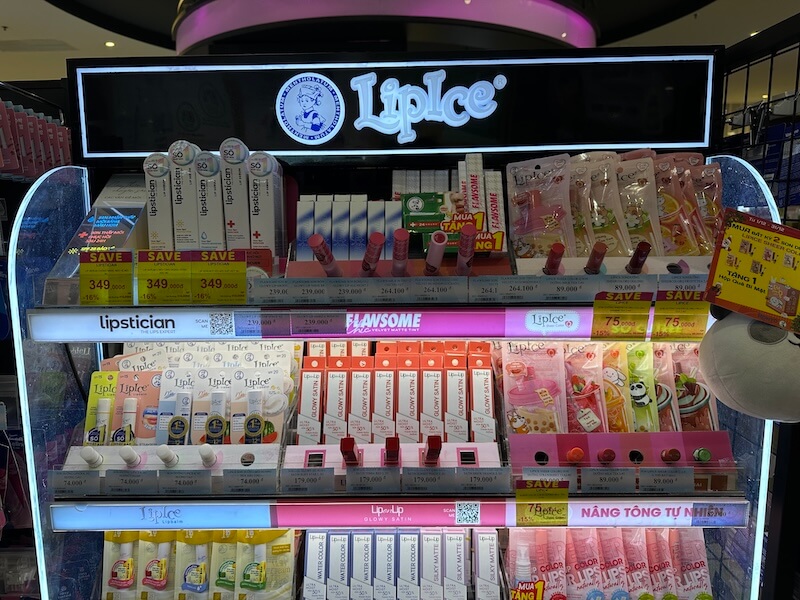 ベトナム化粧品市場で人気のアイテム「リップ」