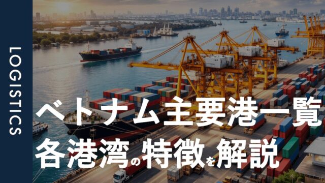 ベトナム主要港一覧｜日本向け輸出で利用される港湾ガイド